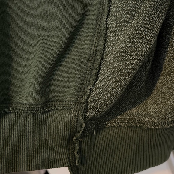 Aerie Deep Green V-Neck Top - Picture 5 of 6